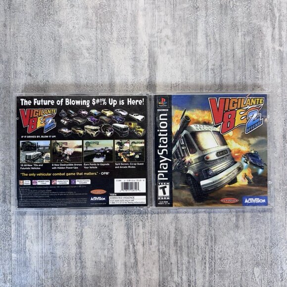Vigilante 8 2nd Offense (Sony PlayStation 1, 1998 PS1) Complete - Picture 4 of 4